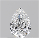 Natural Diamond 0.52 Carats, Pear with  Cut, E Color, VS1 Clarity and Certified by GIA
