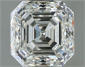 Natural Diamond 1.00 Carats, Asscher with  Cut, I Color, IF Clarity and Certified by IGI