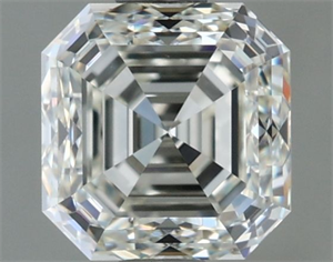 Picture of Natural Diamond 1.00 Carats, Asscher with  Cut, I Color, IF Clarity and Certified by IGI