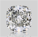 Natural Diamond 1.01 Carats, Cushion with  Cut, I Color, SI1 Clarity and Certified by GIA