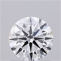 Lab Grown Diamond 0.80 Carats, Round with Ideal Cut, E Color, SI1 Clarity and Certified by IGI