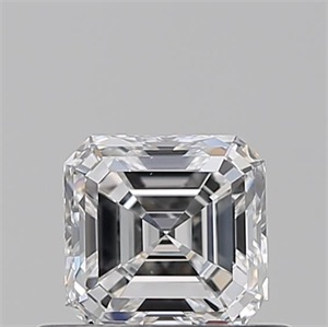 Picture of Natural Diamond 0.50 Carats, Asscher with  Cut, E Color, VS1 Clarity and Certified by GIA