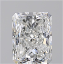 Natural Diamond 1.70 Carats, Radiant with  Cut, F Color, VS1 Clarity and Certified by GIA