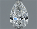 Diamante Natural 0.54 quilates, De pera , Color G, claridad SI1 y certificado GIA