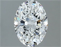 Natural Diamond 1.20 Carats, Oval with  Cut, F Color, VS1 Clarity and Certified by GIA