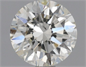 Natural Diamond 0.80 Carats, Round with Excellent Cut, J Color, SI1 Clarity and Certified by GIA