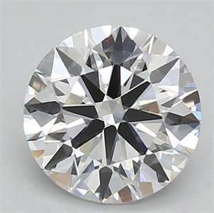 Picture of Lab Grown Diamond 1.01 Carats, Round with Ideal Cut, D Color, VS1 Clarity and Certified by IGI