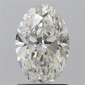 Picture of Natural Diamond 1.50 Carats, Oval with  Cut, I Color, VVS1 Clarity and Certified by GIA