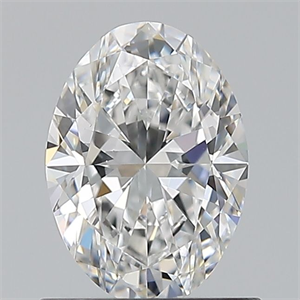 Picture of Natural Diamond 0.80 Carats, Oval with  Cut, F Color, VS1 Clarity and Certified by GIA