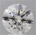 Lab Grown Diamond 3.09 Carats, Round with Ideal Cut, E Color, VVS2 Clarity and Certified by IGI