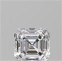 Natural Diamond 0.71 Carats, Asscher with  Cut, D Color, VS1 Clarity and Certified by GIA