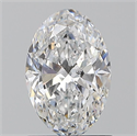 Natural Diamond 1.20 Carats, Oval with  Cut, E Color, SI2 Clarity and Certified by GIA