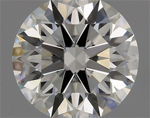 Picture of Natural Diamond 0.73 Carats, Round with Excellent Cut, H Color, VS2 Clarity and Certified by GIA