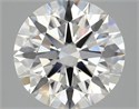 Lab Grown Diamond 2.16 Carats, Round with Ideal Cut, F Color, VS1 Clarity and Certified by IGI