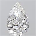Diamante Natural 3.01 quilates, De pera , Color E, claridad VS2 y certificado GIA