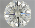 Natural Diamond 0.62 Carats, Round with Excellent Cut, M Color, VVS1 Clarity and Certified by IGI