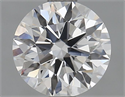 Lab Grown Diamond 1.12 Carats, Round with Ideal Cut, D Color, VS1 Clarity and Certified by IGI