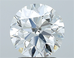 Picture of Natural Diamond 2.01 Carats, Round with Excellent Cut, G Color, SI1 Clarity and Certified by GIA