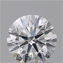 Natural Diamond 0.84 Carats, Round with Excellent Cut, D Color, SI2 Clarity and Certified by IGI