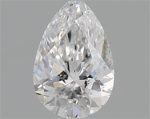 Picture of Natural Diamond 0.51 Carats, Pear with  Cut, D Color, SI2 Clarity and Certified by GIA
