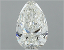 Natural Diamond 0.64 Carats, Pear with  Cut, I Color, VS2 Clarity and Certified by GIA