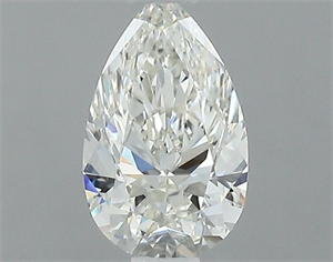 Picture of Natural Diamond 0.64 Carats, Pear with  Cut, I Color, VS2 Clarity and Certified by GIA