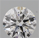 Natural Diamond 0.43 Carats, Round with Excellent Cut, F Color, VVS2 Clarity and Certified by GIA