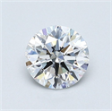 Natural Diamond 0.70 Carats, Round with Excellent Cut, D Color, VS2 Clarity and Certified by GIA