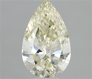 Picture of Natural Diamond 0.31 Carats, Pear with  Cut, N Color, IF Clarity and Certified by GIA