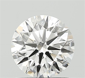 Picture of Lab Grown Diamond 1.00 Carats, Round with Ideal Cut, D Color, VVS2 Clarity and Certified by IGI