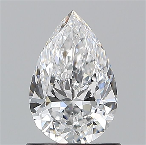 Picture of Natural Diamond 0.90 Carats, Pear with  Cut, D Color, VS1 Clarity and Certified by GIA