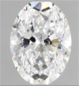 Picture of Natural Diamond 1.71 Carats, Oval with  Cut, E Color, VS2 Clarity and Certified by GIA