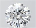 Lab Grown Diamond 1.53 Carats, Round with Ideal Cut, E Color, VVS2 Clarity and Certified by IGI