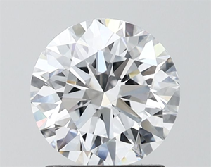 Picture of Lab Grown Diamond 1.53 Carats, Round with Ideal Cut, E Color, VVS2 Clarity and Certified by IGI