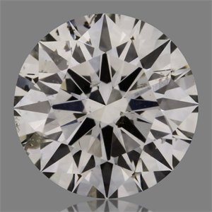 Picture of Natural Diamond 0.71 Carats, Round with Excellent Cut, I Color, SI2 Clarity and Certified by GIA