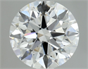 Del inventario de diamantes de laboratorio, 2.05 quilates, Redondo , Color D, claridad VVS2 y certificado IGI
