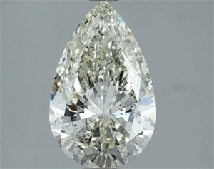 Picture of Natural Diamond 2.00 Carats, Pear with  Cut, I Color, SI2 Clarity and Certified by IGI