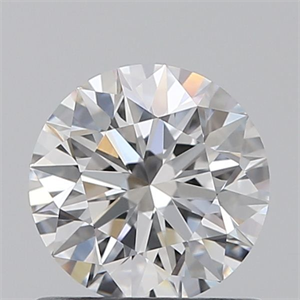 Picture of Natural Diamond 0.72 Carats, Round with Excellent Cut, E Color, VVS2 Clarity and Certified by GIA