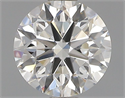 Natural Diamond 0.50 Carats, Round with Excellent Cut, F Color, VS1 Clarity and Certified by GIA
