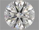 Diamante Natural 0.50 quilates, Redondo , Color F, claridad VS1 y certificado GIA