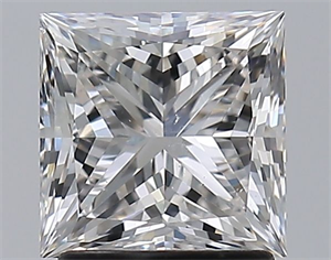 Foto Diamante Natural 1.90 quilates, Princesa , Color G, claridad SI1 y certificado GIA de