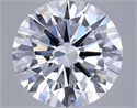 Lab Grown Diamond 3.00 Carats, Round with Excellent Cut, E Color, VVS2 Clarity and Certified by GIA