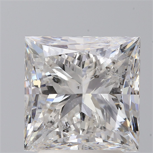 Foto Diamante Natural 3.00 quilates, Princesa , Color E, claridad SI2 y certificado IGI de