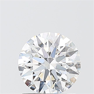 Picture of Lab Grown Diamond 1.11 Carats, Round with Ideal Cut, D Color, VVS2 Clarity and Certified by IGI