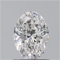 Natural Diamond 1.01 Carats, Oval with  Cut, E Color, VVS1 Clarity and Certified by GIA