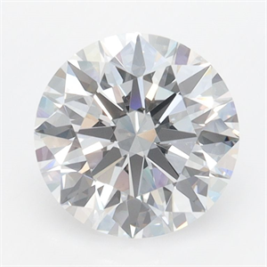 Picture of Lab Grown Diamond 2.04 Carats, Round with Ideal Cut, D Color, IF Clarity and Certified by IGI