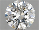 Lab Grown Diamond 2.10 Carats, Round with Ideal Cut, E Color, VVS2 Clarity and Certified by IGI