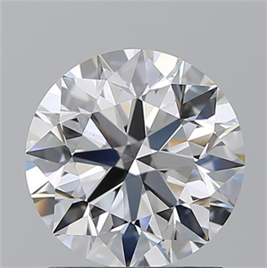 Foto Diamante Natural 1.55 quilates, Redondo , Color E, claridad VS1 y certificado GIA de