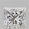 Natural Diamond 1.01 Carats, Princess with  Cut, F Color, VS1 Clarity and Certified by GIA