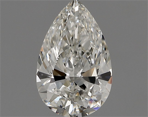 Picture of Natural Diamond 0.72 Carats, Pear with  Cut, H Color, VVS1 Clarity and Certified by GIA